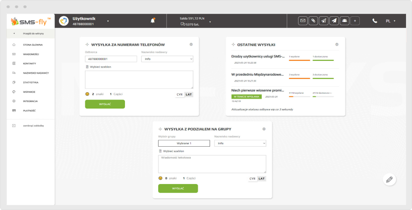 Features of our SMS marketing gateway